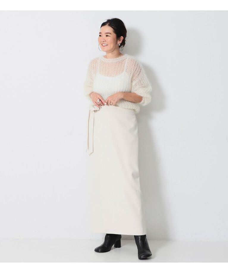 Demi-Luxe BEAMS 「LEE × Demi-Luxe BEAMS / ラップ ロングスカート .M」|スカート|