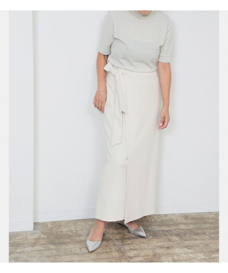 Demi-Luxe BEAMS 「LEE × Demi-Luxe BEAMS / ラップ ロングスカート .M」|スカート|