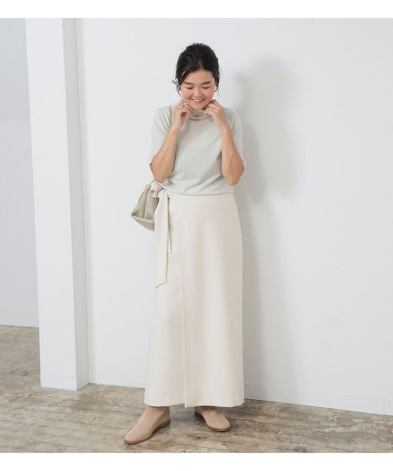 Demi-Luxe BEAMS 「LEE × Demi-Luxe BEAMS / ラップ ロングスカート .M」|スカート|