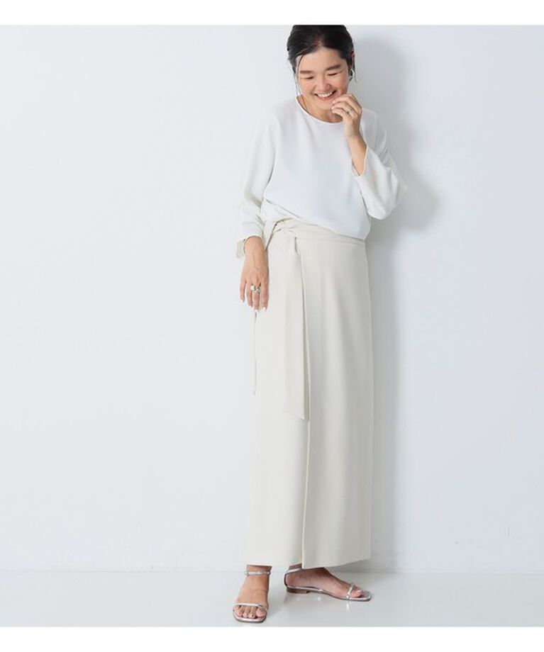 Demi-Luxe BEAMS 「LEE × Demi-Luxe BEAMS / ラップ ロングスカート .M」|スカート|