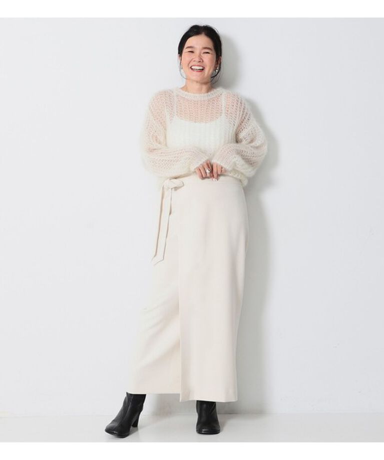 Demi-Luxe BEAMS 「LEE × Demi-Luxe BEAMS / ラップ ロングスカート .M」|スカート|