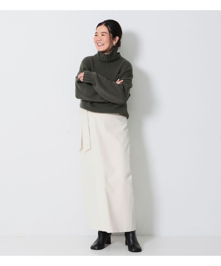 Demi-Luxe BEAMS 「LEE × Demi-Luxe BEAMS / ラップ ロングスカート .M」|スカート|