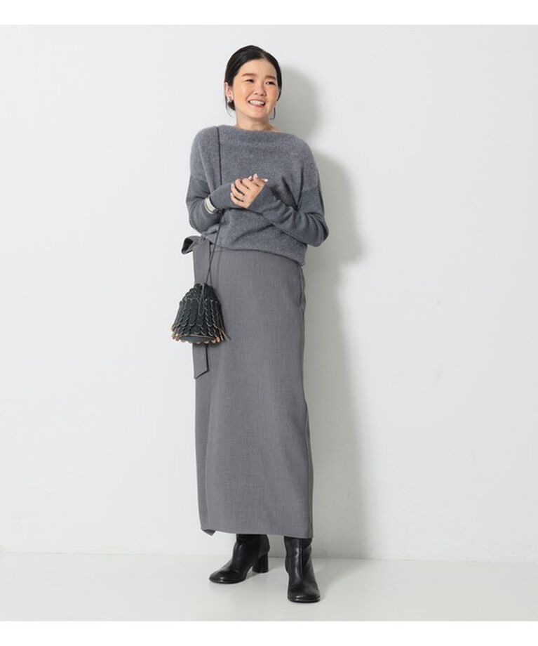 Demi-Luxe BEAMS 「LEE × Demi-Luxe BEAMS / ラップ ロングスカート .M」|スカート|