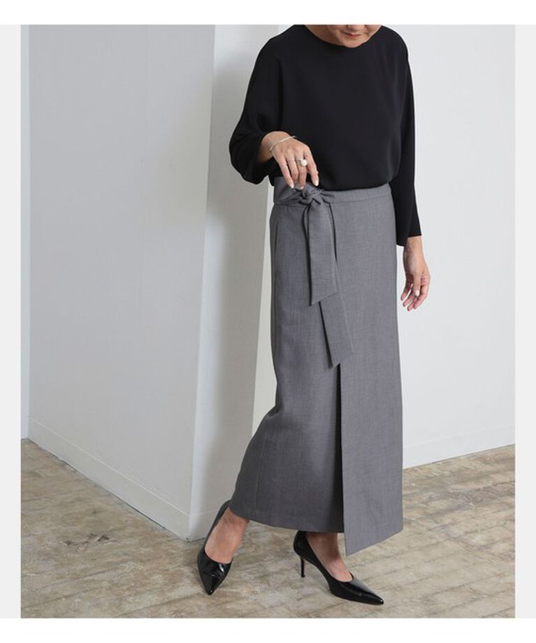 Demi-Luxe BEAMS 「LEE × Demi-Luxe BEAMS / ラップ ロングスカート .M」|スカート|