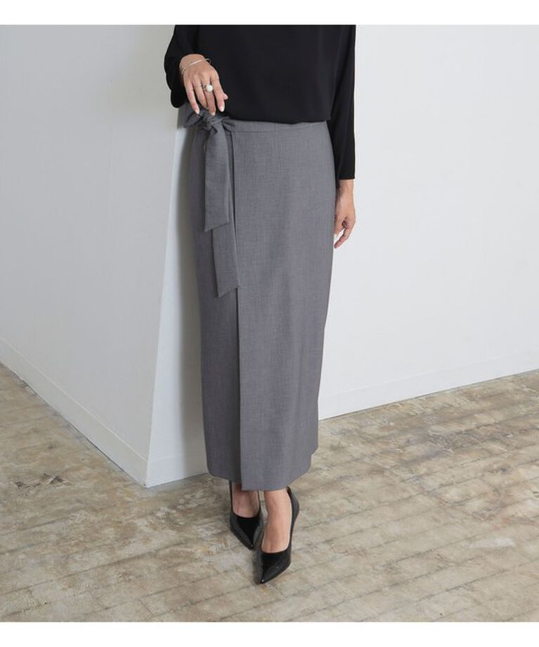 Demi-Luxe BEAMS 「LEE × Demi-Luxe BEAMS / ラップ ロングスカート .M」|スカート|