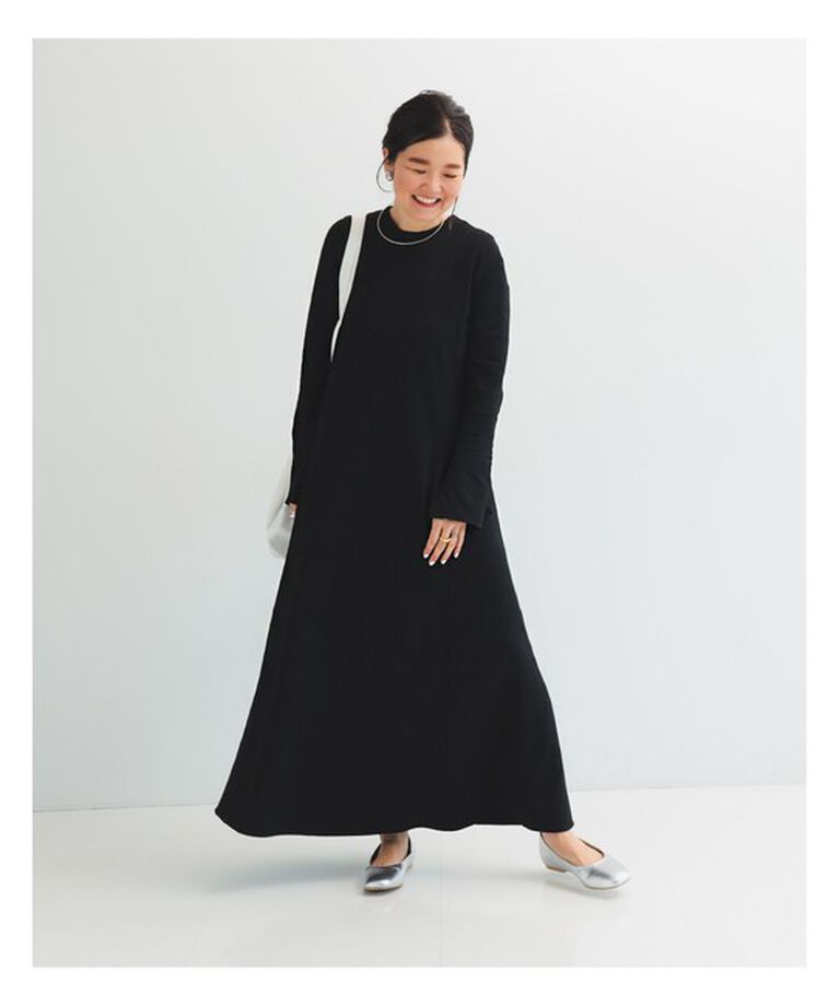 Demi-Luxe BEAMS 「LEE × Demi-Luxe BEAMS / スーパーシンプルワンピース .M」|ワンピース|BLACK