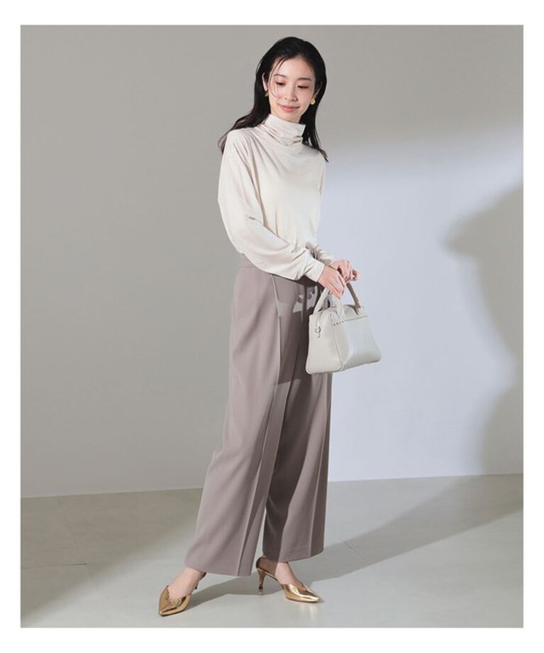 Demi-Luxe BEAMS 「SLOANE / ウール 天竺 タートルネック ニットTシャツ」|Tシャツ・カットソー|