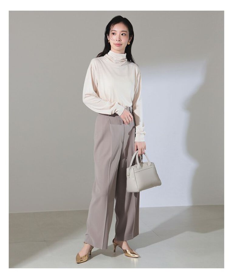 Demi-Luxe BEAMS 「SLOANE / ウール 天竺 タートルネック ニットTシャツ」|Tシャツ・カットソー|