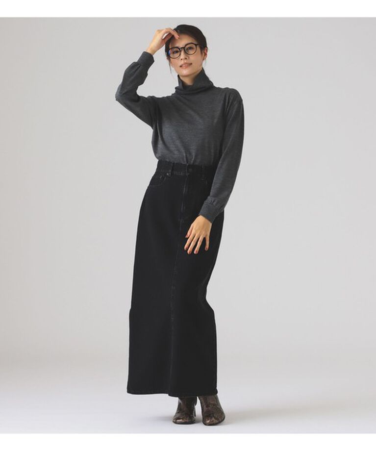 Demi-Luxe BEAMS 「SLOANE / ウール 天竺 タートルネック ニットTシャツ」|Tシャツ・カットソー|