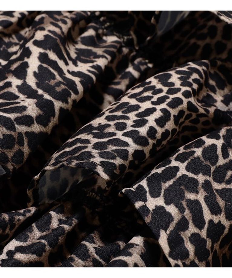 Ray BEAMS 「sister jane / Lennox Leopard Ruffle Skirt」|スカート|