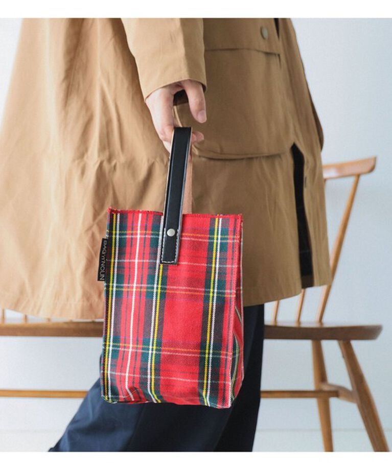 BEAMSBOY「BAG'n'NOUN / BOX BAY CITY」|トートバッグ|RED_CHECK