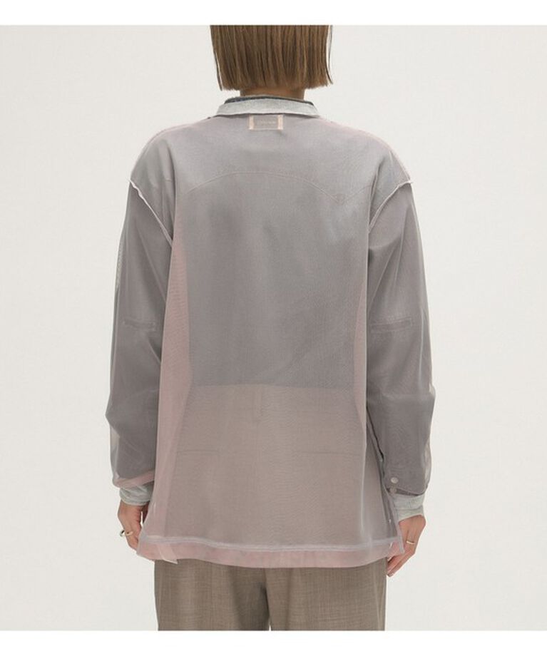 BEAMSBOY「maturely / シャンブレー インサイドアウト ロングスリーブ」|Tシャツ・カットソー|