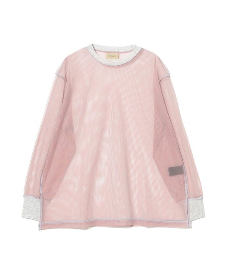 BEAMSBOY「maturely / シャンブレー インサイドアウト ロングスリーブ」|Tシャツ・カットソー|