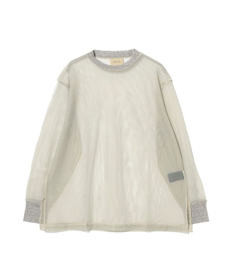 BEAMSBOY「maturely / シャンブレー インサイドアウト ロングスリーブ」|Tシャツ・カットソー|