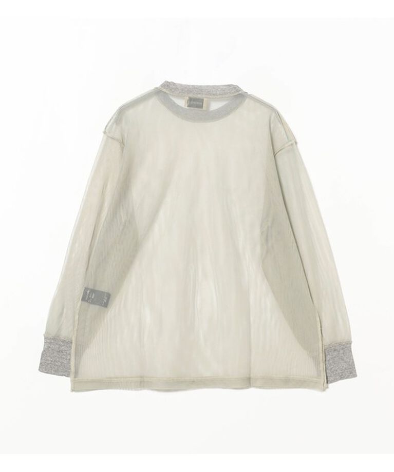 BEAMSBOY「maturely / シャンブレー インサイドアウト ロングスリーブ」|Tシャツ・カットソー|