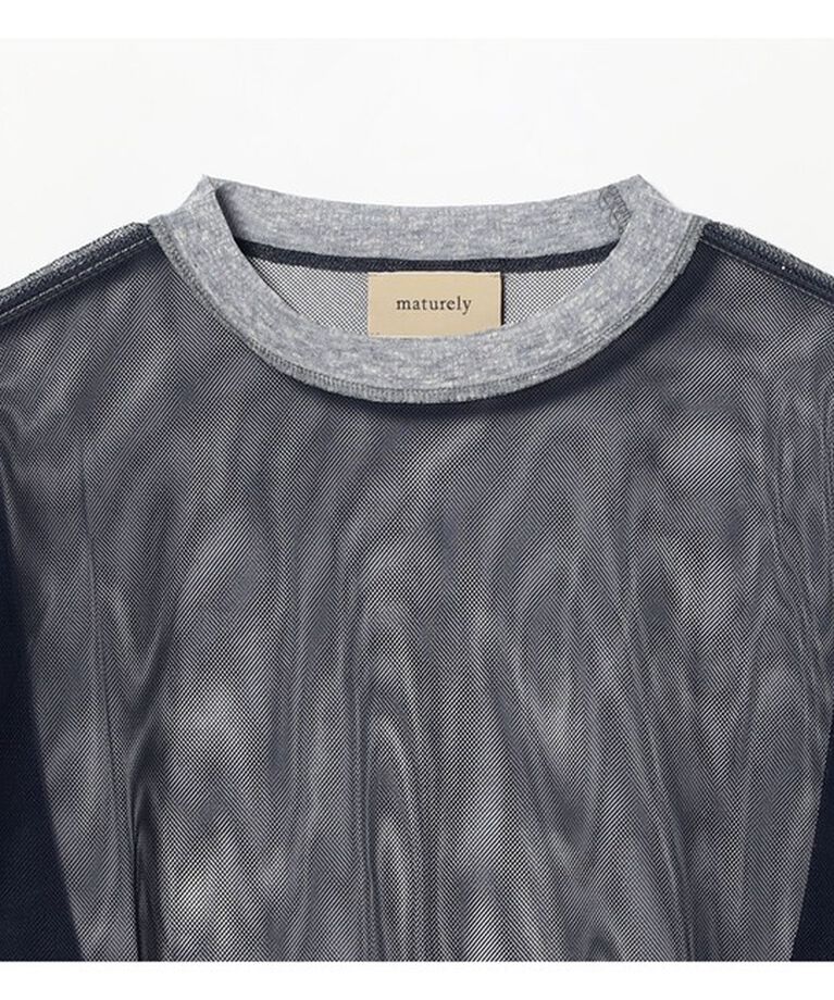 BEAMSBOY「maturely / シャンブレー インサイドアウト ロングスリーブ」|Tシャツ・カットソー|
