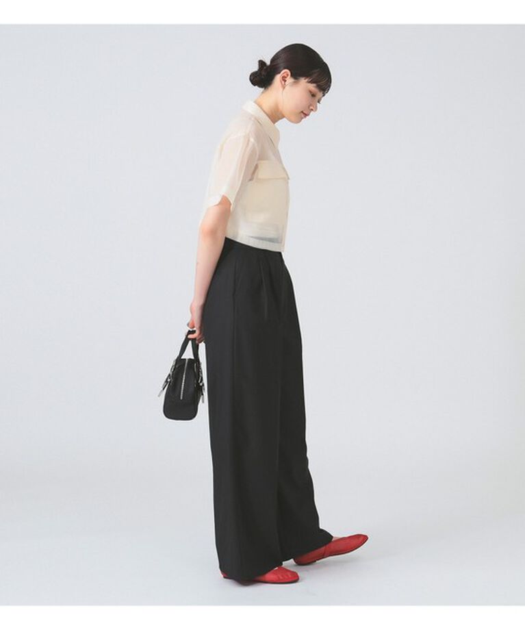Ray BEAMS 「2タック ワイド パンツ」|スラックス|