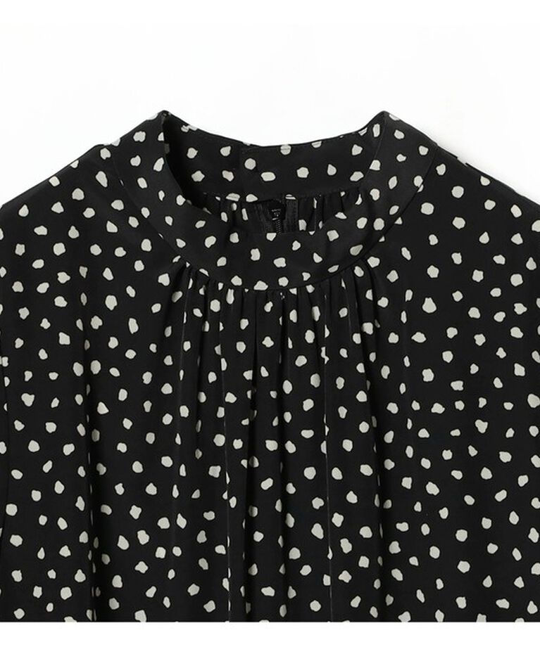 Demi-Luxe BEAMS 「変形ドット ティアードワンピース」|ワンピース|