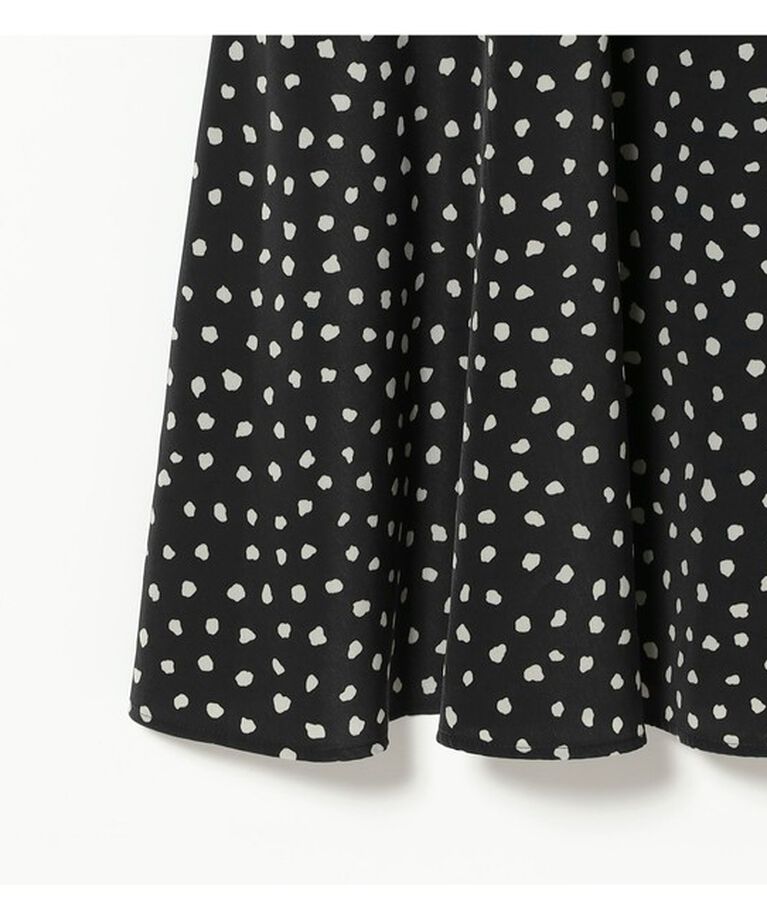 Demi-Luxe BEAMS 「変形ドット ティアードワンピース」|ワンピース|
