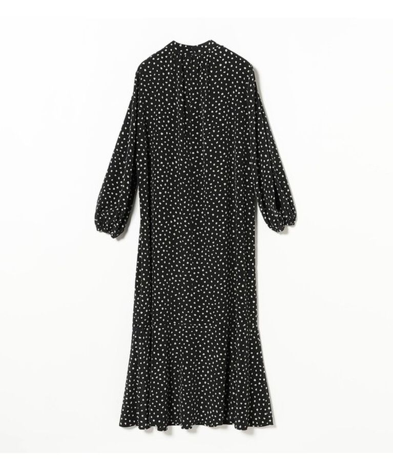 Demi-Luxe BEAMS 「変形ドット ティアードワンピース」|ワンピース|