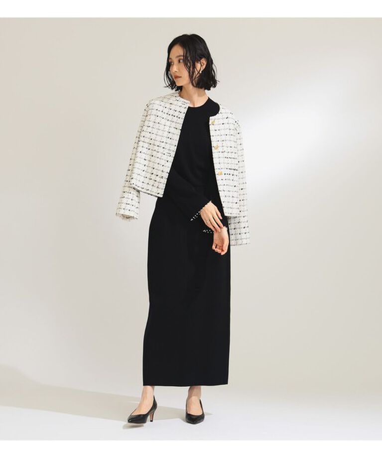 Demi-Luxe BEAMS 「アセテート ナイロン パール プルオーバー」|ニット・セーター|