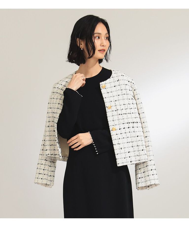 Demi-Luxe BEAMS 「アセテート ナイロン パール プルオーバー」|ニット・セーター|