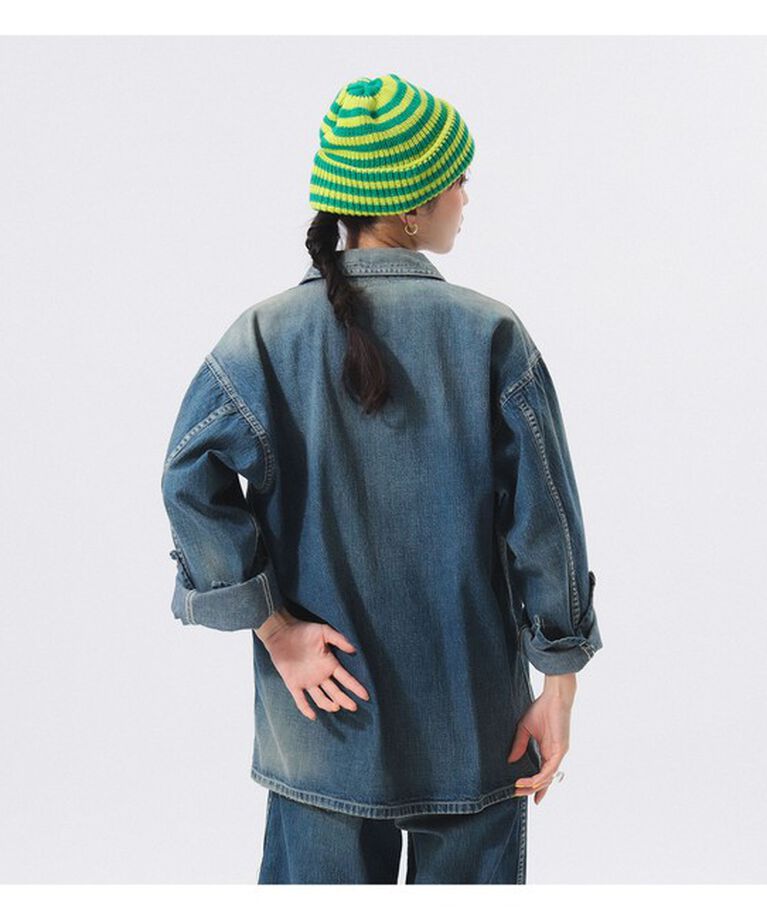 BEAMSBOY「【別注】BUZZ RICKSON’s / USED DENIM PULLOVER」|ブルゾン・スタジャン|