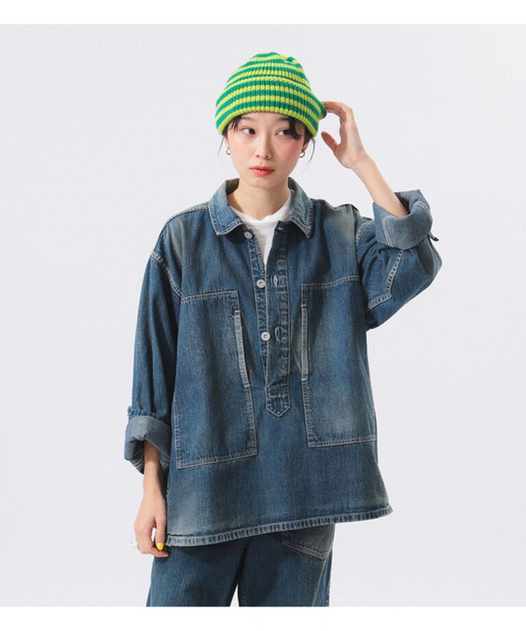 BEAMSBOY「【別注】BUZZ RICKSON’s / USED DENIM PULLOVER」|ブルゾン・スタジャン|