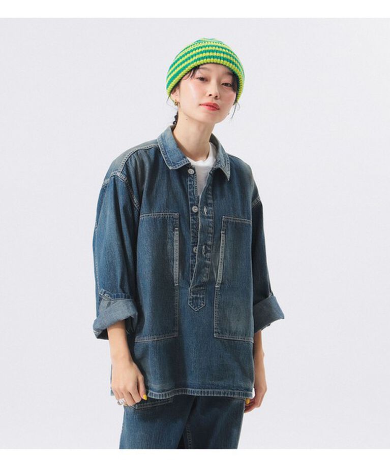 BEAMSBOY「【別注】BUZZ RICKSON’s / USED DENIM PULLOVER」|ブルゾン・スタジャン|