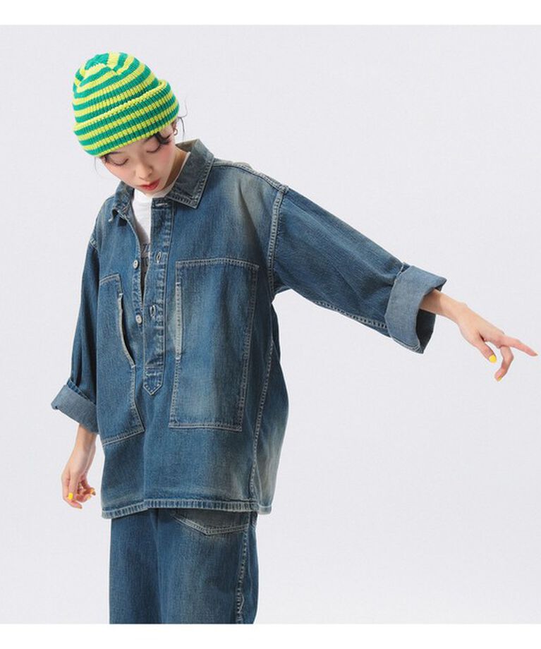 BEAMSBOY「【別注】BUZZ RICKSON’s / USED DENIM PULLOVER」|ブルゾン・スタジャン|