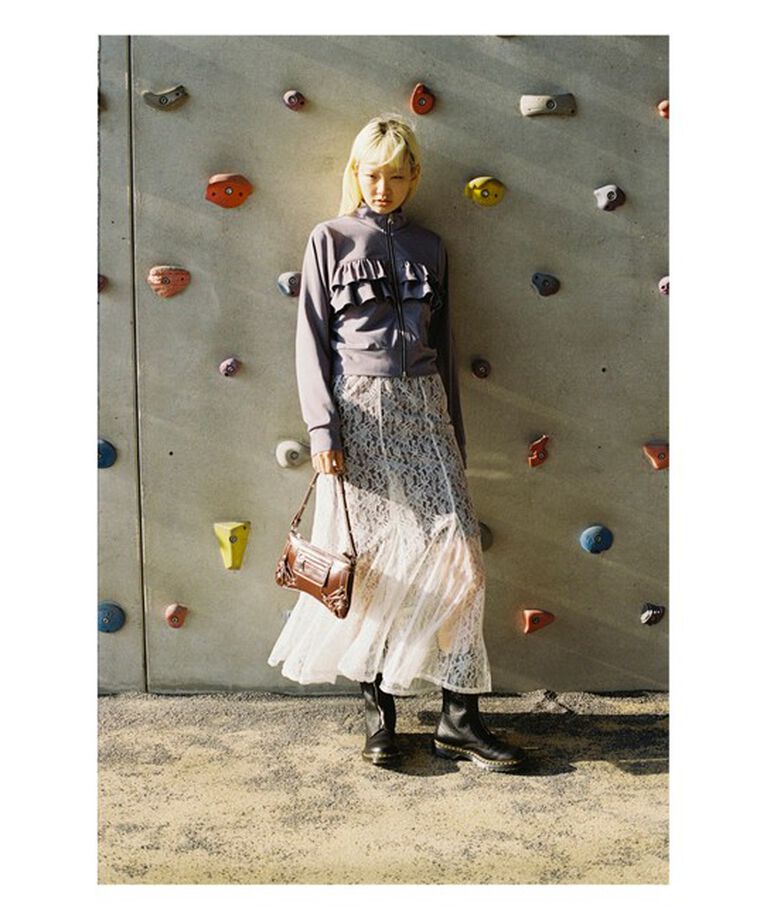 Ray BEAMS 「レース 2way マーメイド スカート」|スカート|WHITE