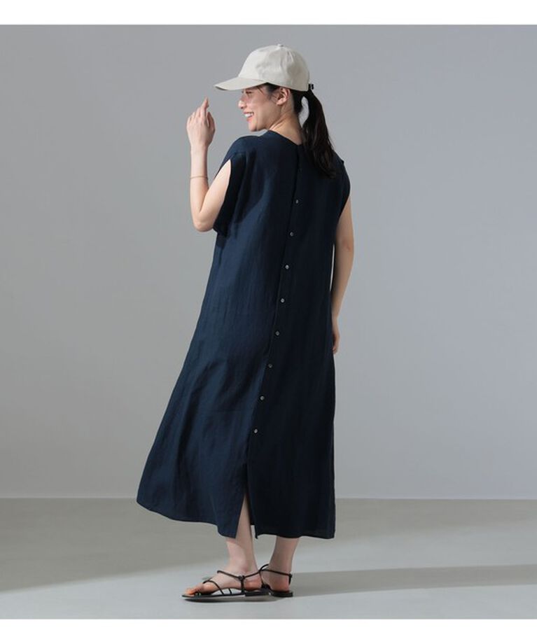 Demi-Luxe BEAMS 「TICCA / リネン 2WAY フレンチスリーブ ワンピース」|ワンピース|