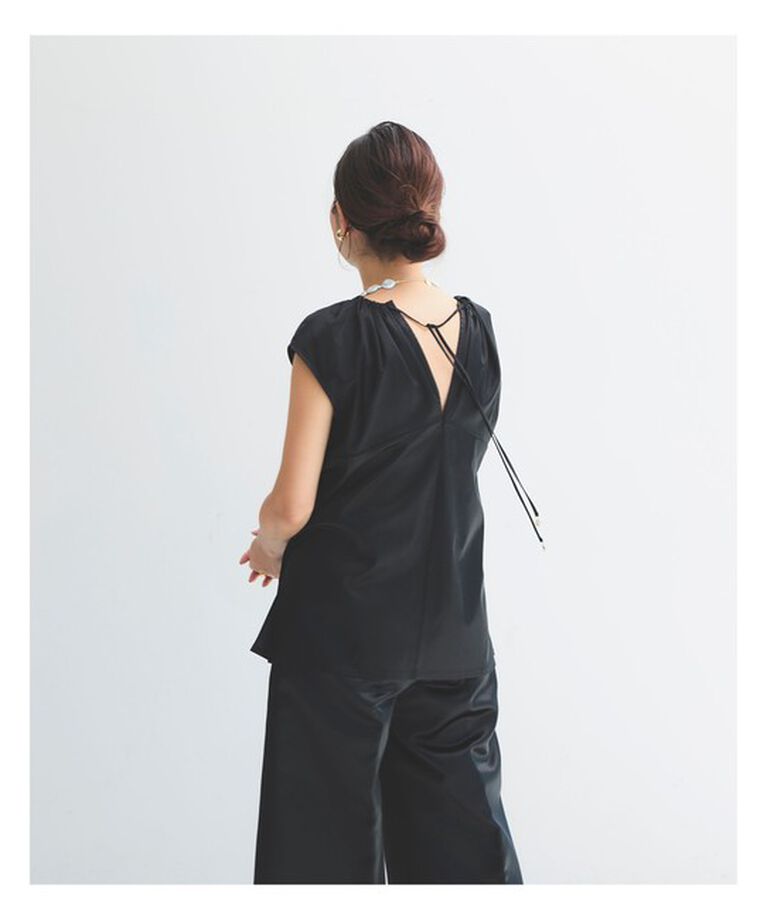 Demi-Luxe BEAMS 「グロス トップス .M」|シャツ・ブラウス|BLACK