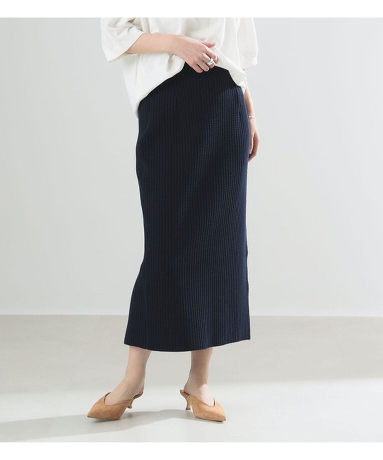 Demi-Luxe BEAMS 「AK+1 / ワッフルニット スカート」|スカート|