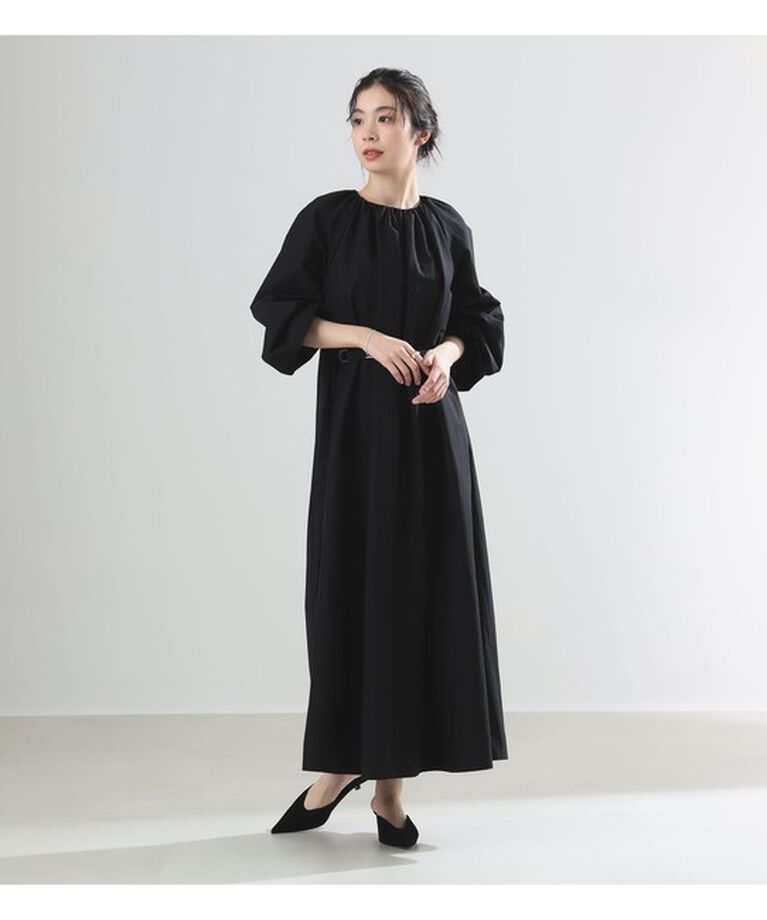 Demi-Luxe BEAMS 「AK+1 / ネックギャザー ワンピース」|ワンピース|