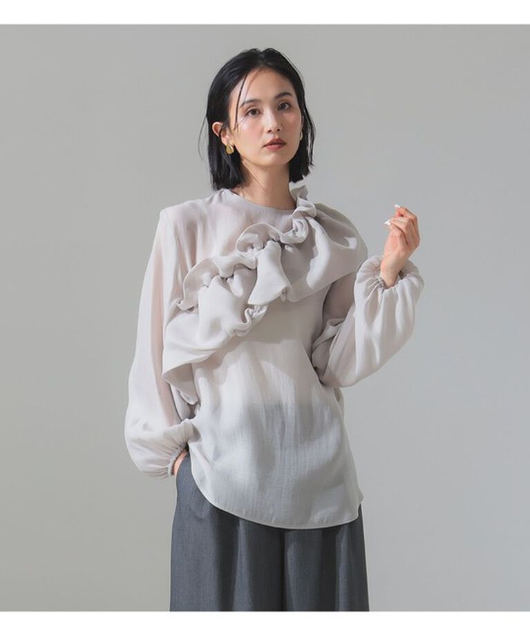 Demi-Luxe BEAMS 「マルチウェイ シアー ブラウス」|シャツ・ブラウス|