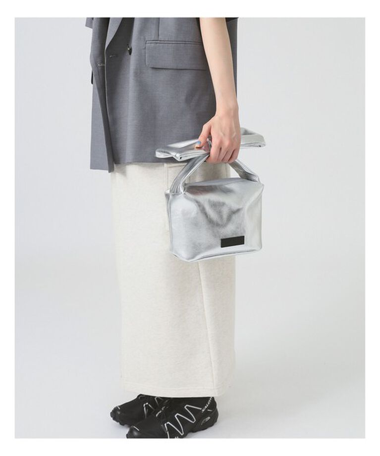 Ray BEAMS 「HELOYSE / ribbon pouch metallic bag」|ハンドバッグ|