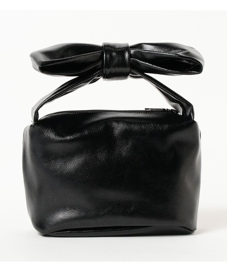 Ray BEAMS 「HELOYSE / ribbon pouch metallic bag」|ハンドバッグ|