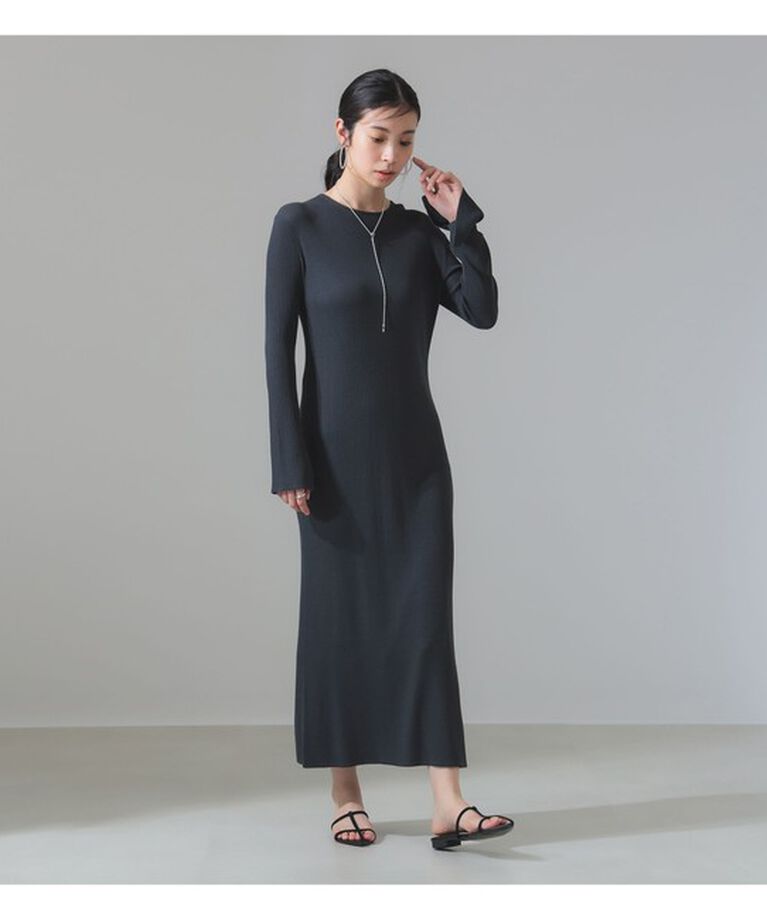 Demi-Luxe BEAMS 「コットンアセテート フレアスリーブ ワンピース」|ワンピース|