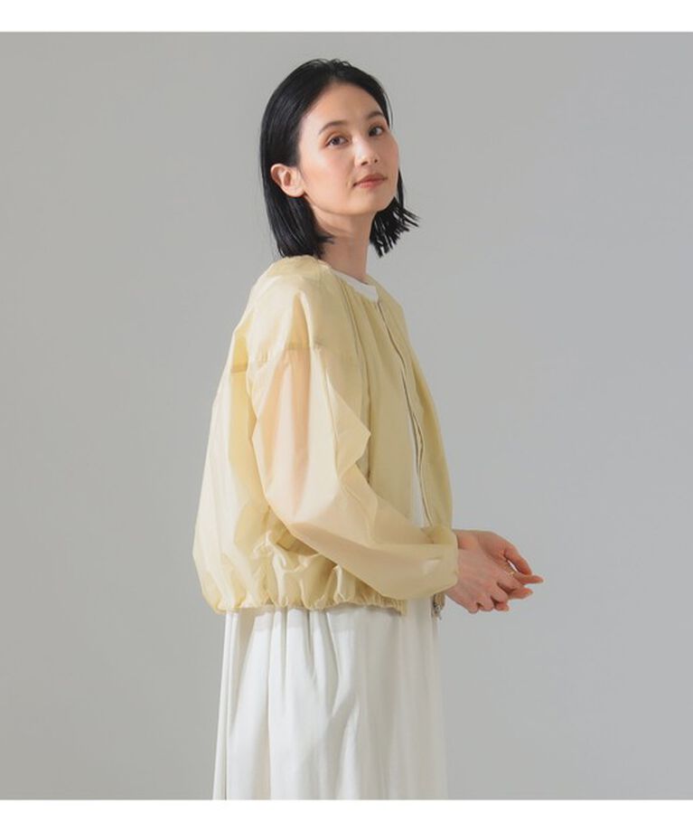 Demi-Luxe BEAMS 「シアー ドルマン ジップブルゾン」|ブルゾン・スタジャン|PANNA_COTTA