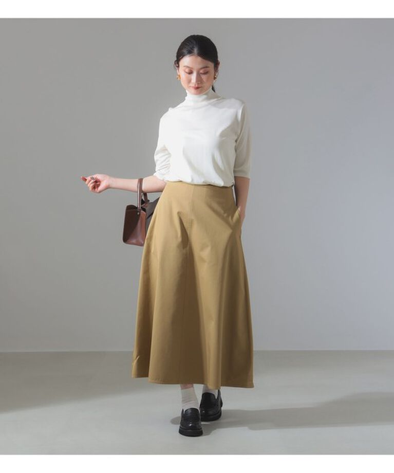 Demi-Luxe BEAMS 「シルク ハーフスリーブ タートルネック ニット」|ニット・セーター|