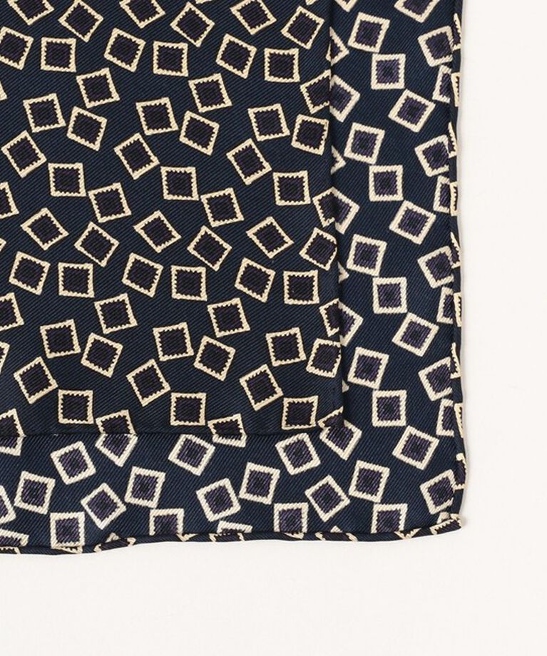 BEAMS「BEAMS PLUS / Pocket Chief Square Fine Pattern Print」|ハンカチ|