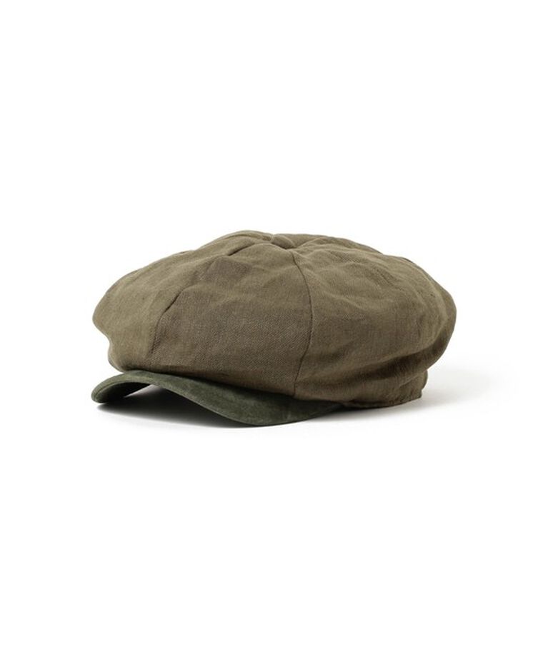 BEAMS「BEAMS PLUS / スエード バイザー リネン キャスケット」|その他|OLIVE