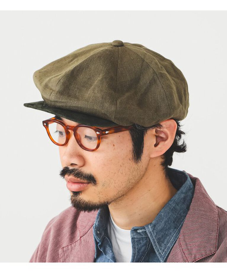 BEAMS「BEAMS PLUS / スエード バイザー リネン キャスケット」|その他|