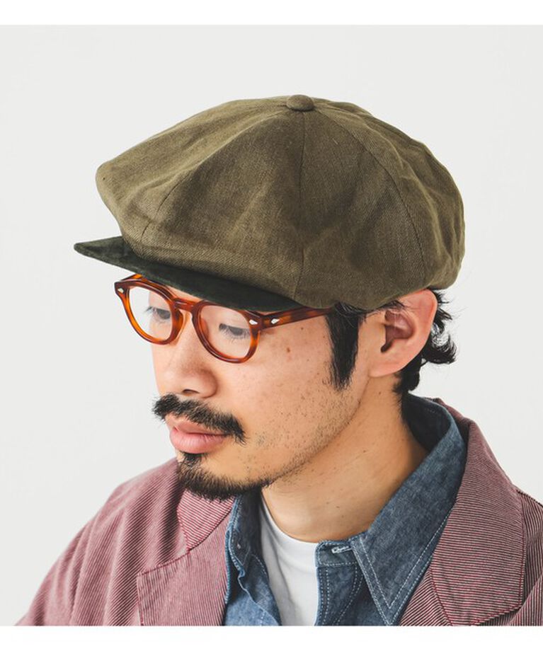 BEAMS「BEAMS PLUS / スエード バイザー リネン キャスケット」|その他|
