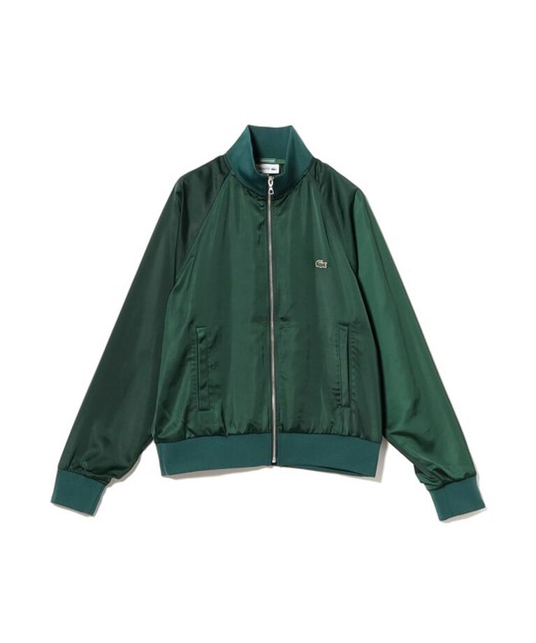 BEAMS「【別注】LACOSTE / サテンジャケット」|ブルゾン・スタジャン|