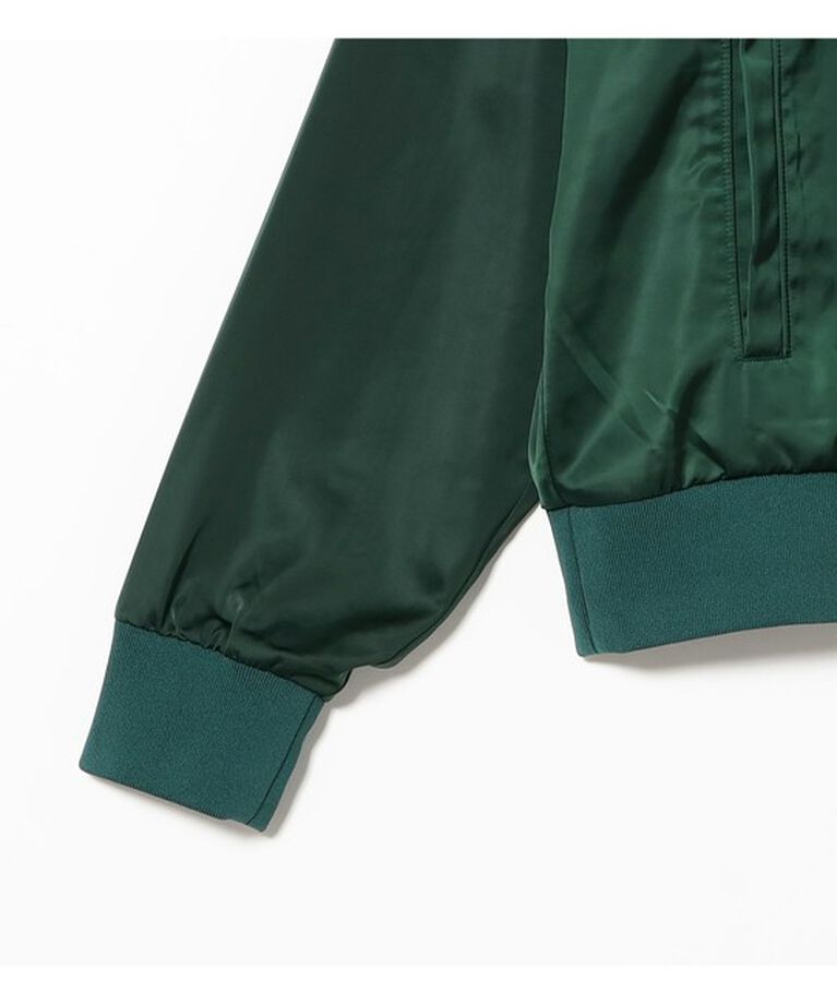 BEAMS「【別注】LACOSTE / サテンジャケット」|ブルゾン・スタジャン|