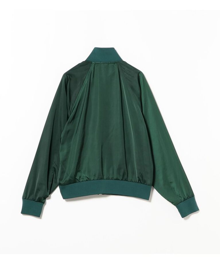 BEAMS「【別注】LACOSTE / サテンジャケット」|ブルゾン・スタジャン|