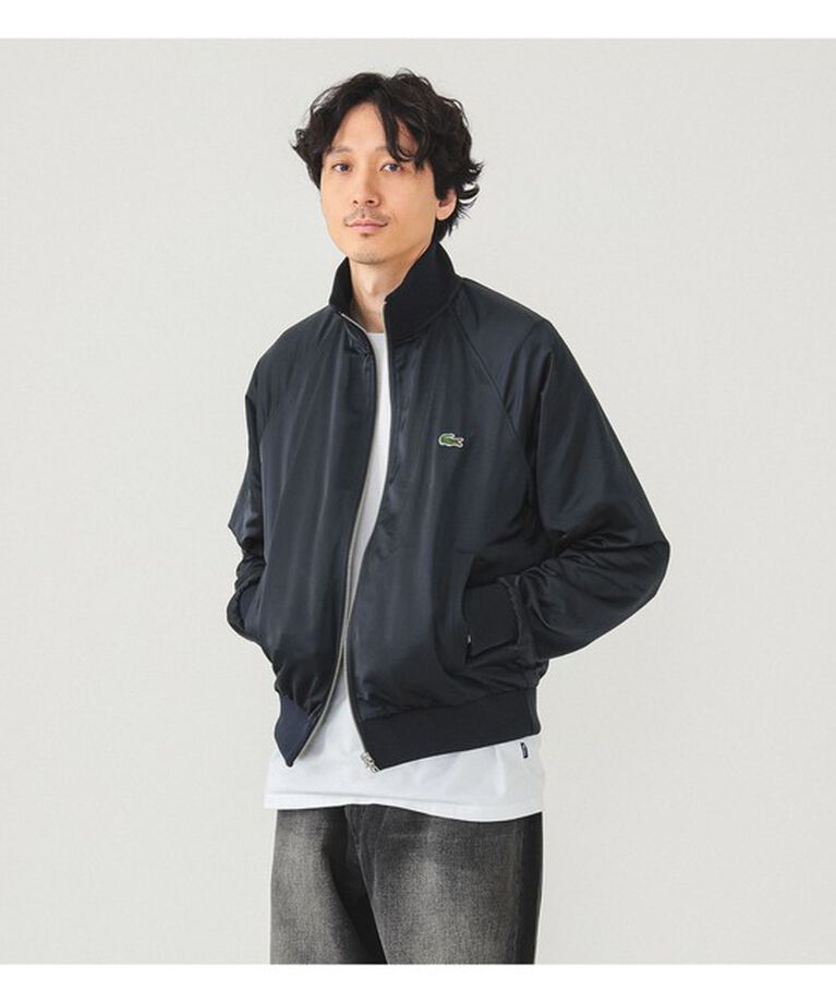 BEAMS「【別注】LACOSTE / サテンジャケット」|ブルゾン・スタジャン|HDE_ABIME