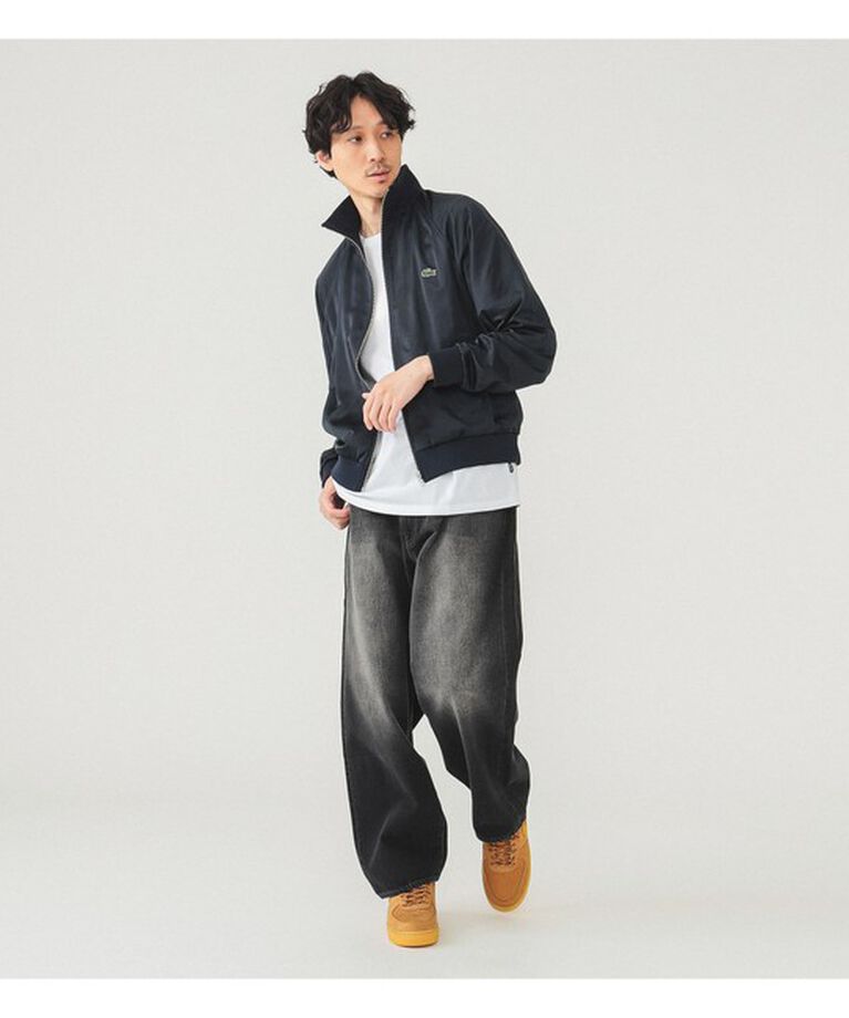 BEAMS「【別注】LACOSTE / サテンジャケット」|ブルゾン・スタジャン|